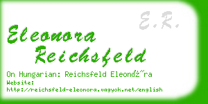 eleonora reichsfeld business card